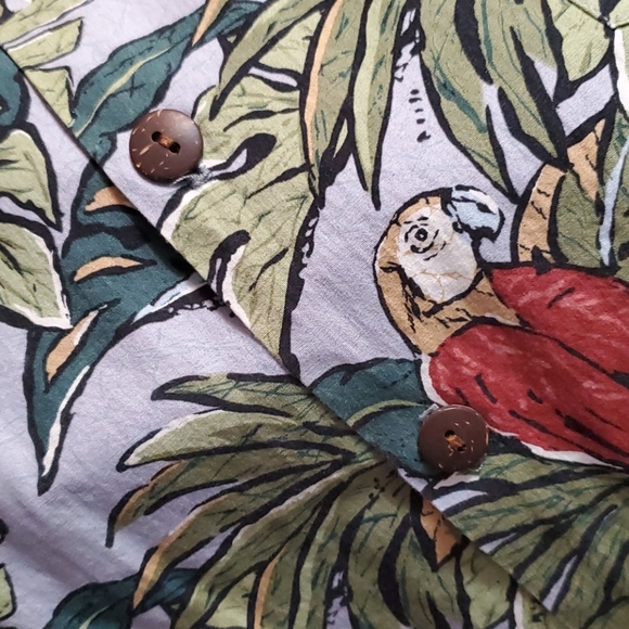 Hawaiian Original Men Short Sleeve Shirt Cotton M - Picture 7 of 7